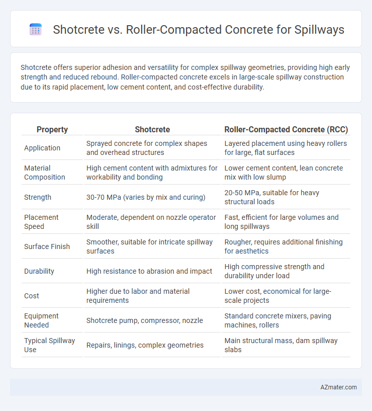 Shotcrete vs. Roller-Compacted Concrete for Spillways - What is The Difference?