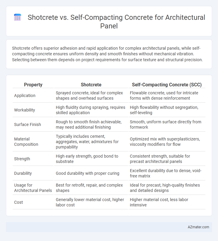 Shotcrete vs. Self-Compacting Concrete for Architectural Panel - What is The Difference?