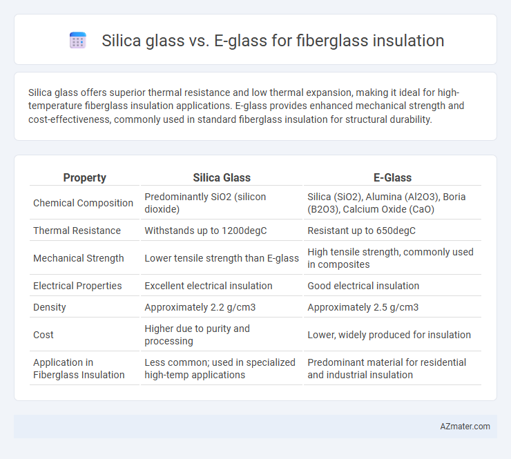 Silica glass vs. E-glass for fiberglass insulation - What is The Difference?