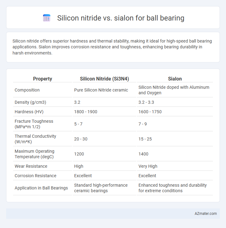Silicon nitride vs. sialon for ball bearing - What is The Difference?