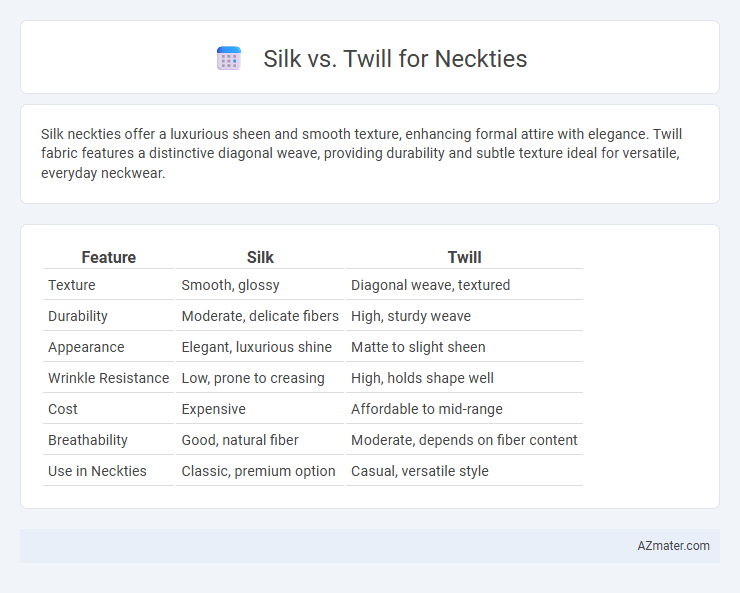 Silk vs. Twill for Neckties - What is The Difference?