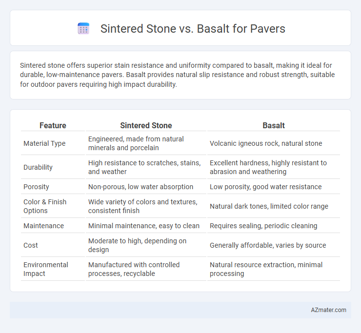 Sintered Stone vs. Basalt for Pavers - What is The Difference?