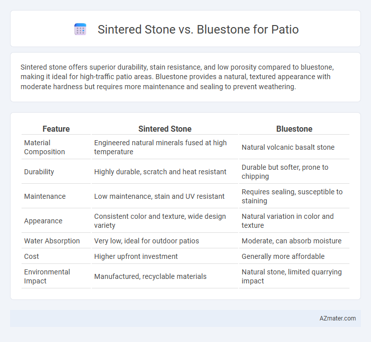 Sintered Stone vs. Bluestone for Patio - What is The Difference?