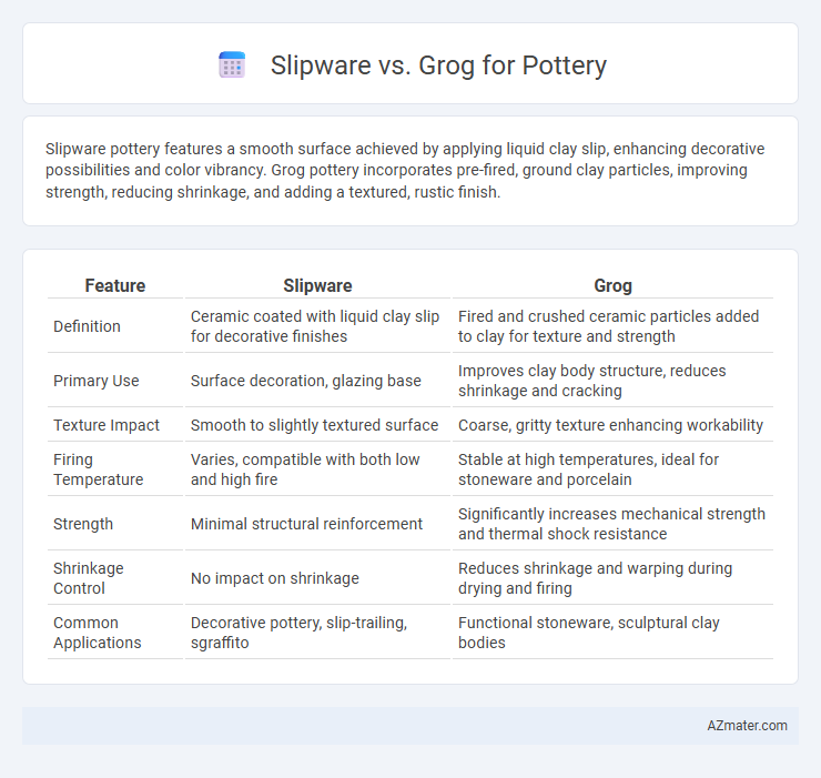 Slipware vs. Grog for Pottery - What is The Difference?