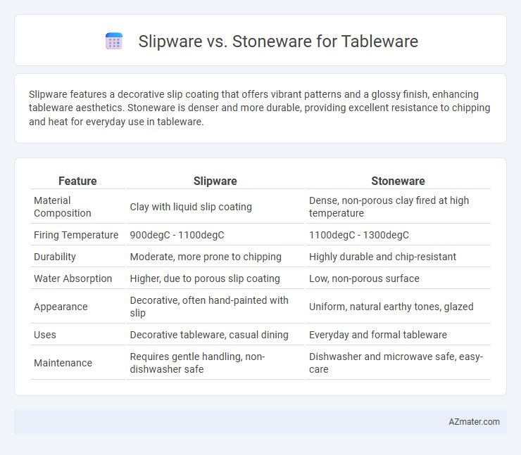 Slipware vs. Stoneware for Tableware - What is The Difference?