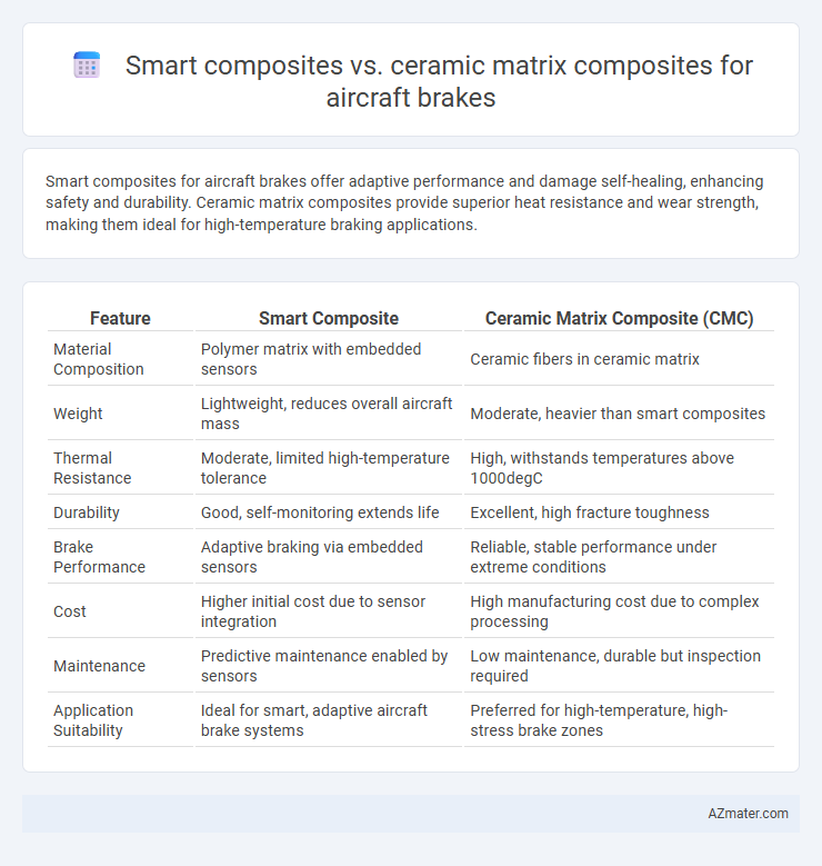 Smart composites vs. ceramic matrix composites for aircraft brakes - What is The Difference?