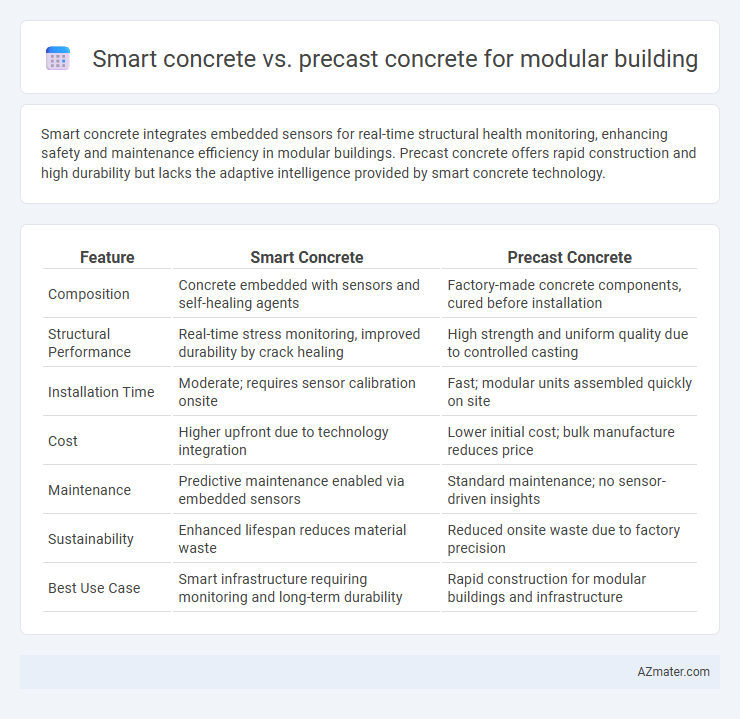 Smart concrete vs. precast concrete for modular building - What is The Difference?
