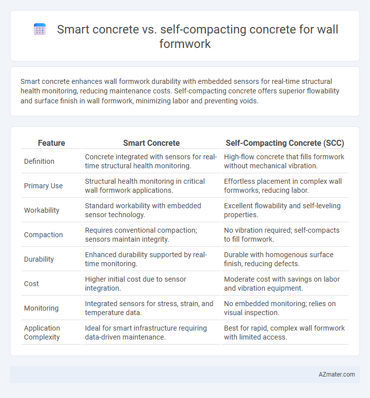 Smart concrete vs. self-compacting concrete for wall formwork - What is The Difference?