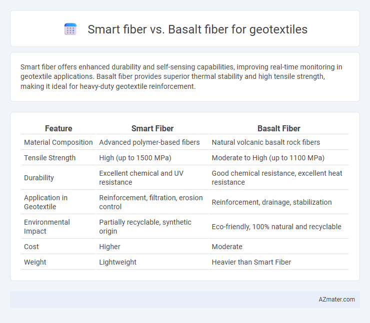 Smart fiber vs. Basalt fiber for geotextiles - What is The Difference?