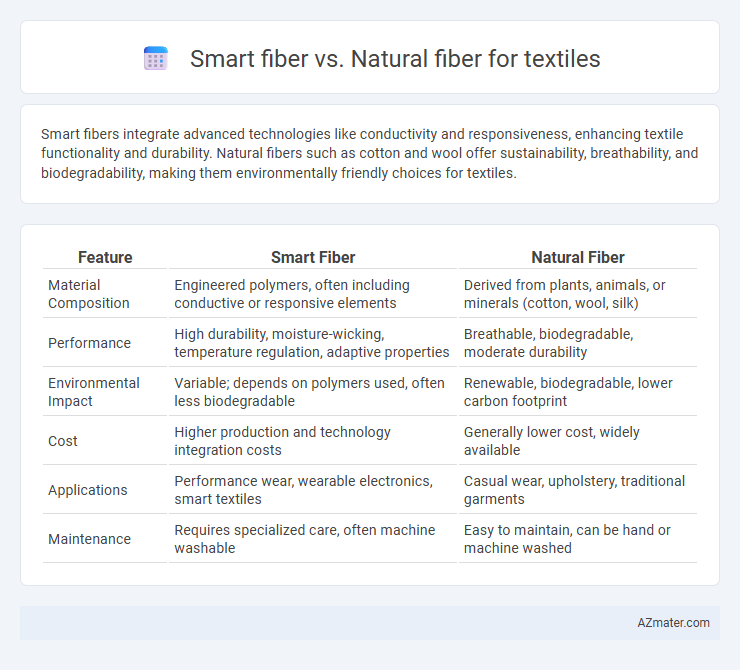 Smart fiber vs. Natural fiber for textiles - What is The Difference?