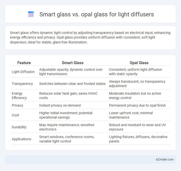 Smart glass vs. opal glass for light diffusers - What is The Difference?