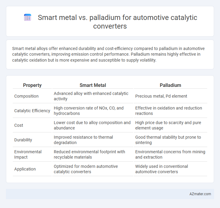 Smart metal vs. palladium for automotive catalytic converters - What is The Difference?