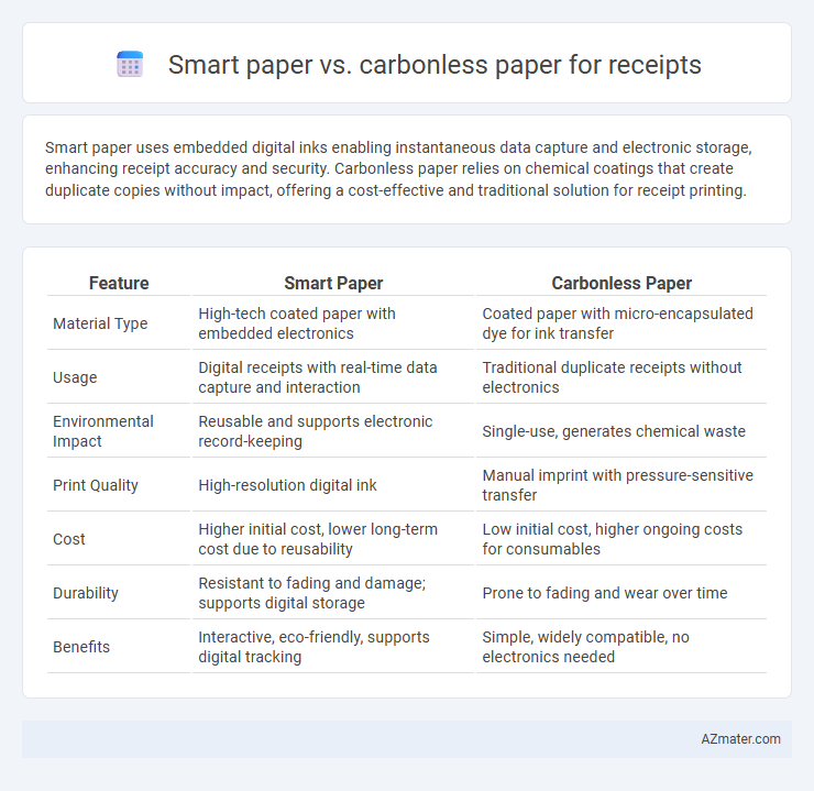 Smart paper vs. carbonless paper for receipts - What is The Difference?