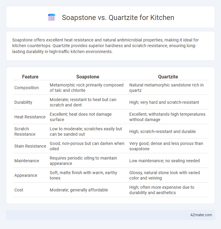 Soapstone vs. Quartzite for Kitchen - What is The Difference?