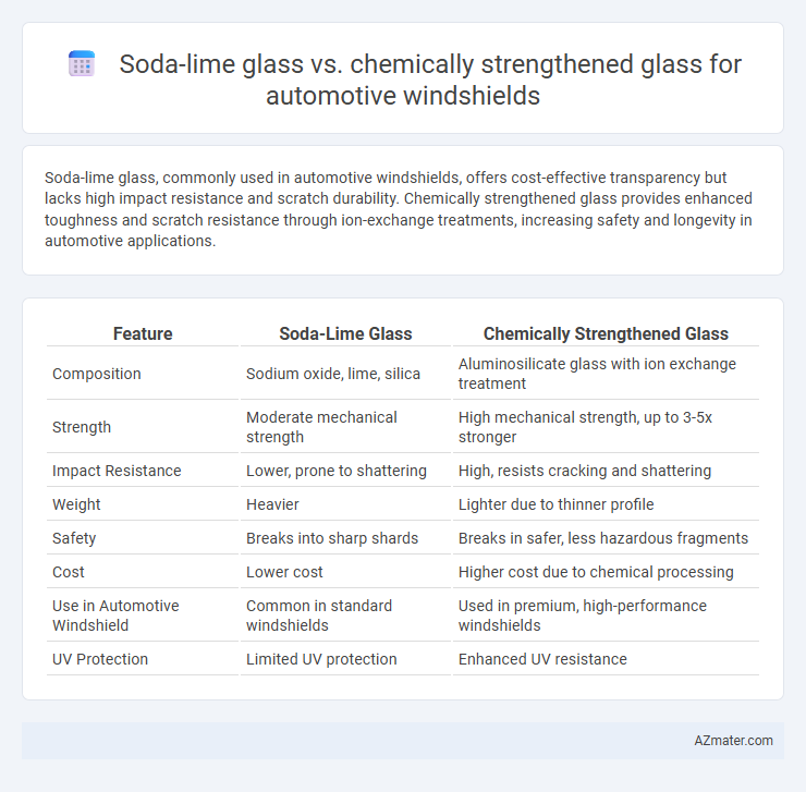 Soda-lime glass vs. chemically strengthened glass for automotive windshields - What is The Difference?
