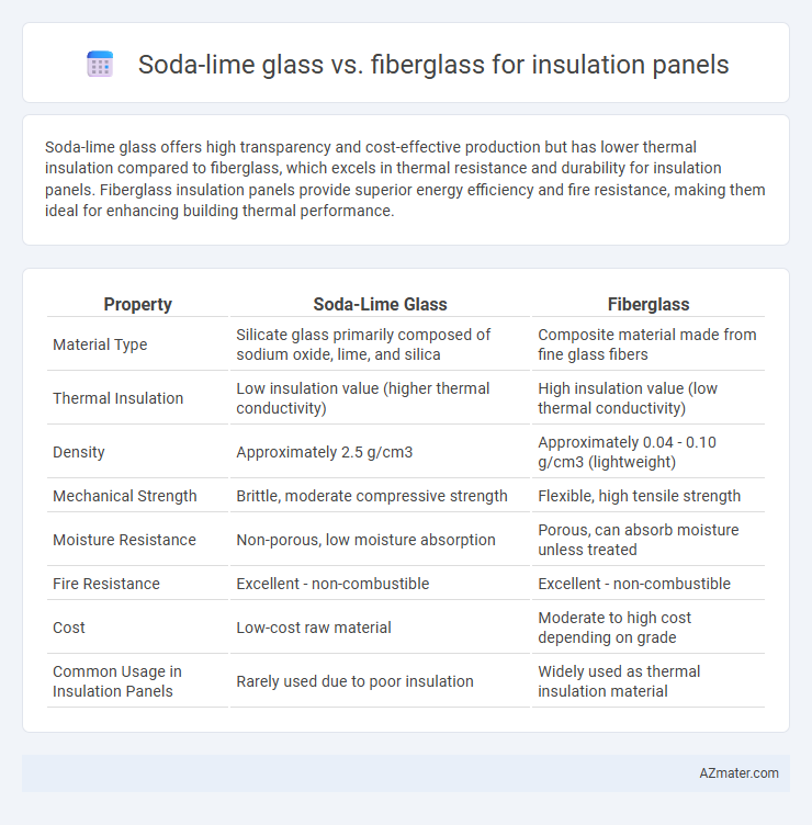Soda-lime glass vs. fiberglass for insulation panels - What is The Difference?
