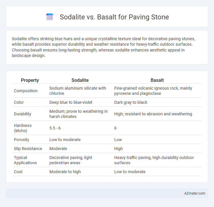 Sodalite vs. Basalt for Paving Stone - What is The Difference?