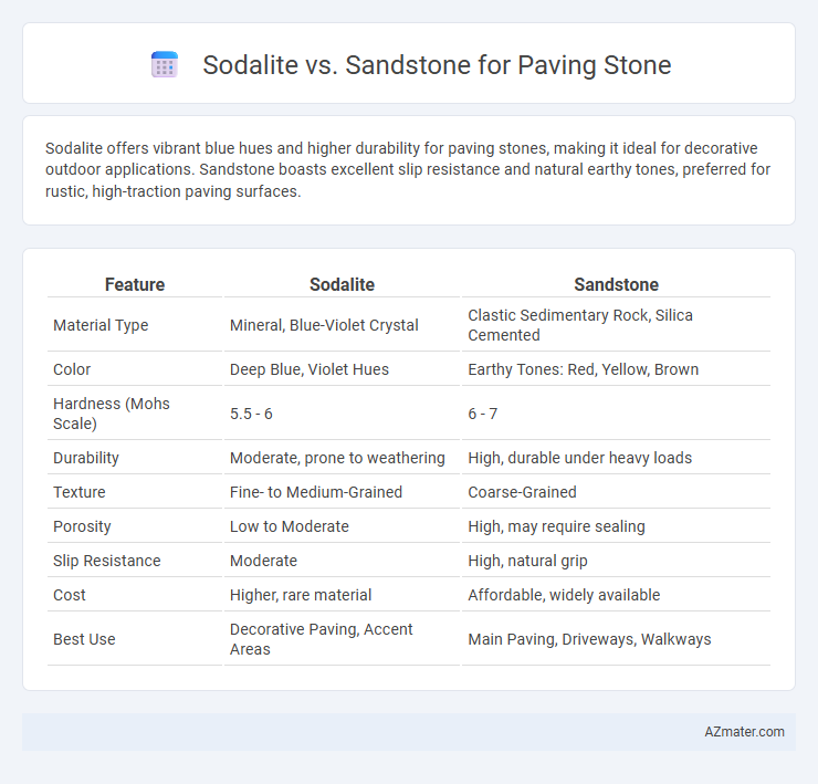 Sodalite vs. Sandstone for Paving Stone - What is The Difference?