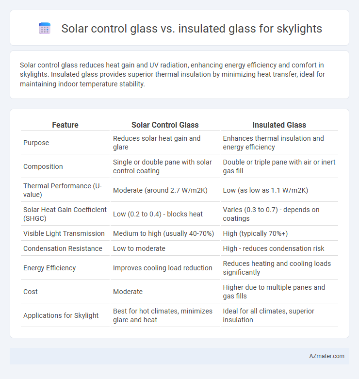 Solar control glass vs. insulated glass for skylights - What is The Difference?