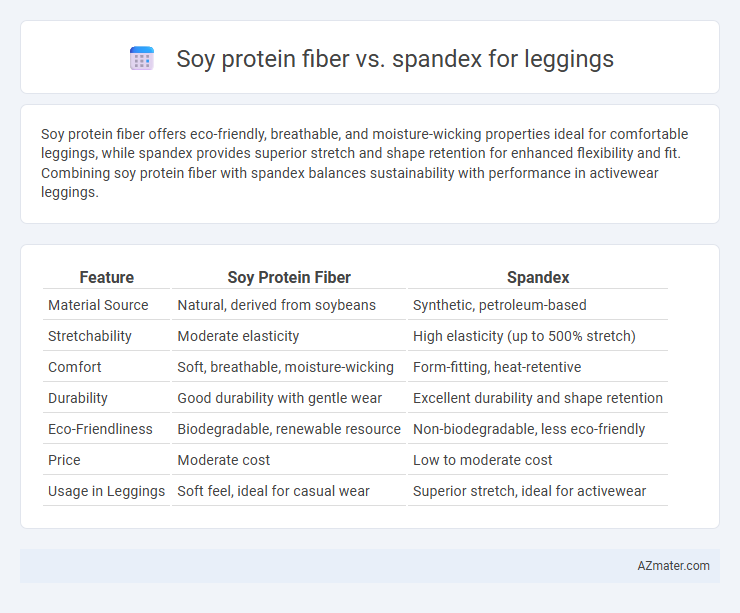 Soy protein fiber vs. spandex for leggings - What is The Difference?