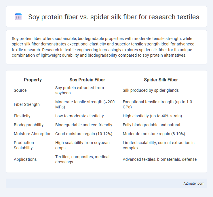 Soy protein fiber vs. spider silk fiber for research textiles - What is The Difference?