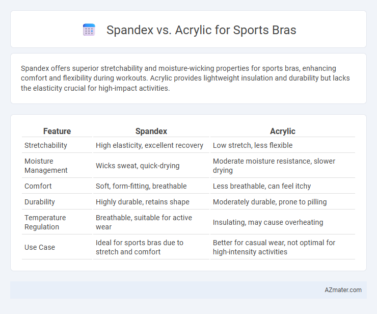 Spandex vs. Acrylic for Sports Bras - What is The Difference?