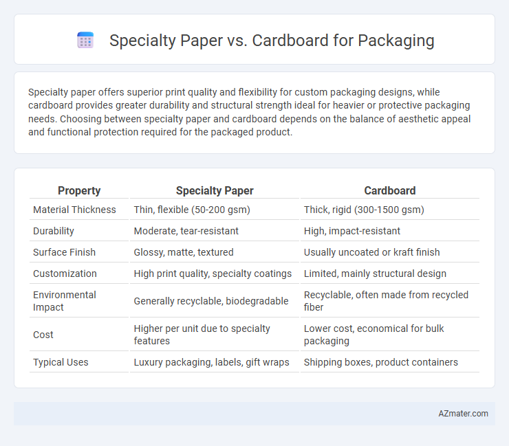 Specialty Paper vs. Cardboard for Packaging - What is The Difference?