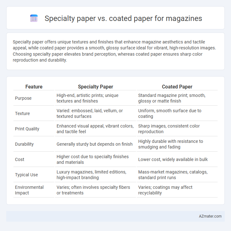 Specialty paper vs. coated paper for magazines - What is The Difference?