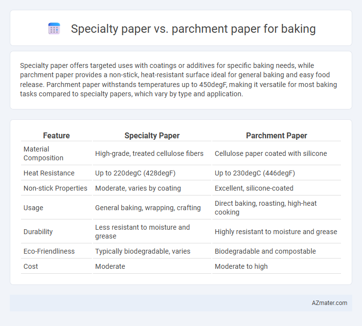 Specialty paper vs. parchment paper for baking - What is The Difference?