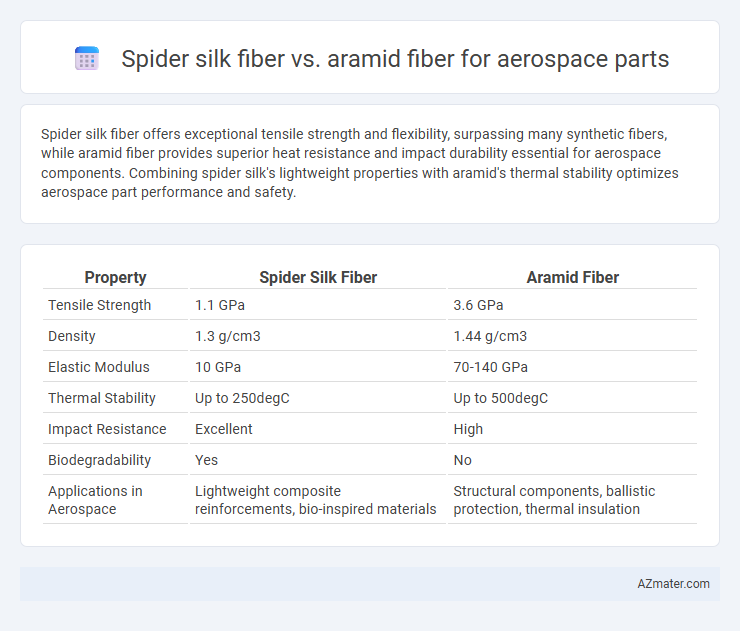 Spider silk fiber vs. aramid fiber for aerospace parts - What is The Difference?