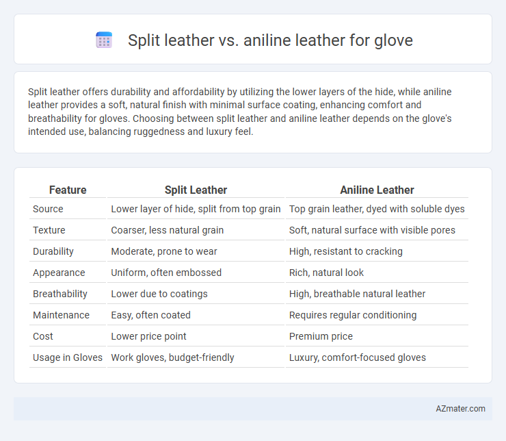 Split leather vs. aniline leather for glove - What is The Difference?