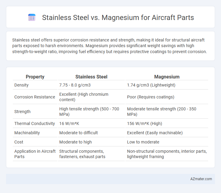 Stainless Steel vs. Magnesium for Aircraft Parts - What is The Difference?
