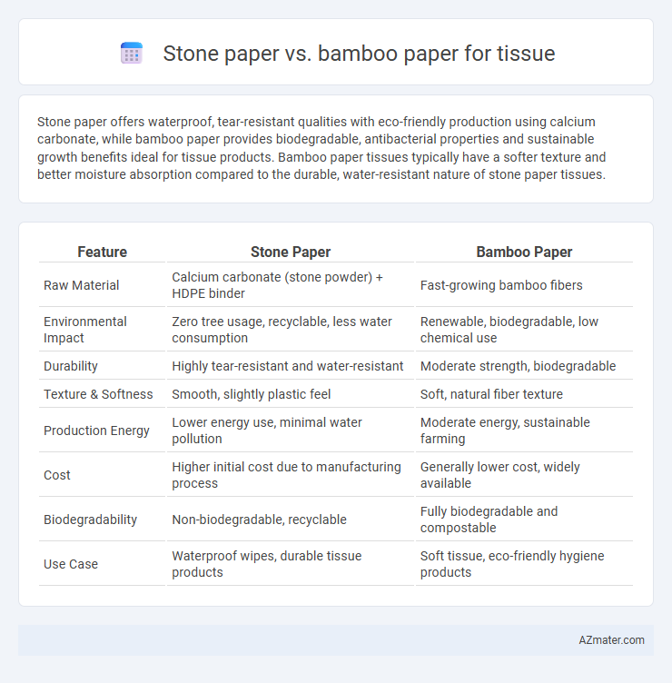 Stone paper vs. bamboo paper for tissue - What is The Difference?