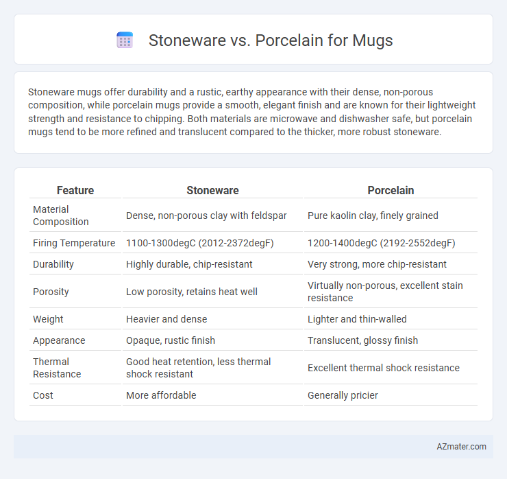 Stoneware vs. Porcelain for Mugs - What is The Difference?