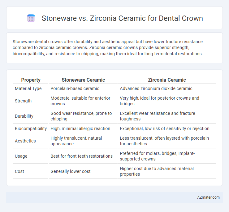 Stoneware vs. Zirconia Ceramic for Dental Crown - What is The Difference?