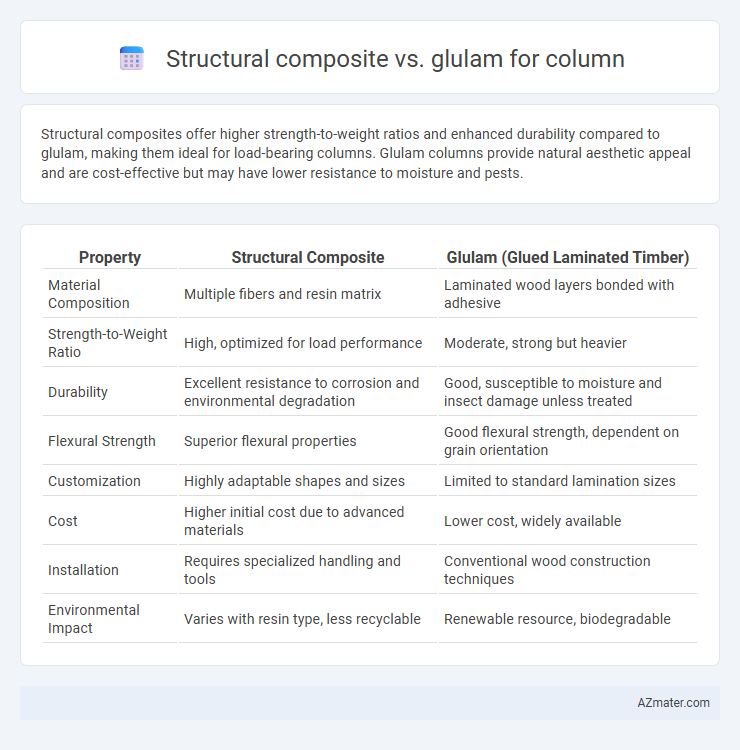 Structural composite vs. glulam for column - What is The Difference?