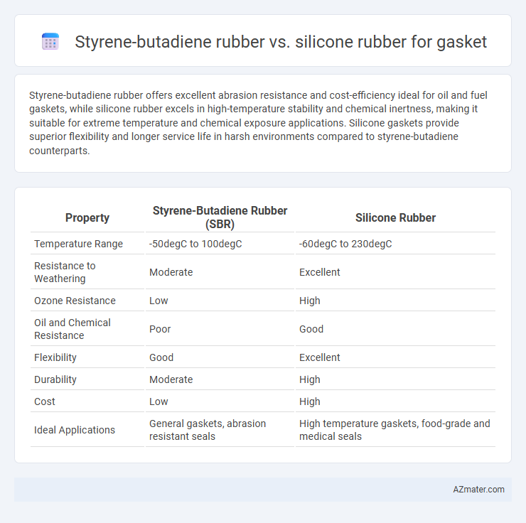 Styrene-butadiene rubber vs. silicone rubber for gasket - What is The Difference?