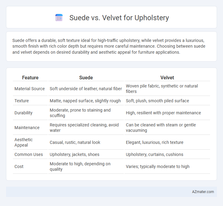 Suede vs. Velvet for Upholstery - What is The Difference?