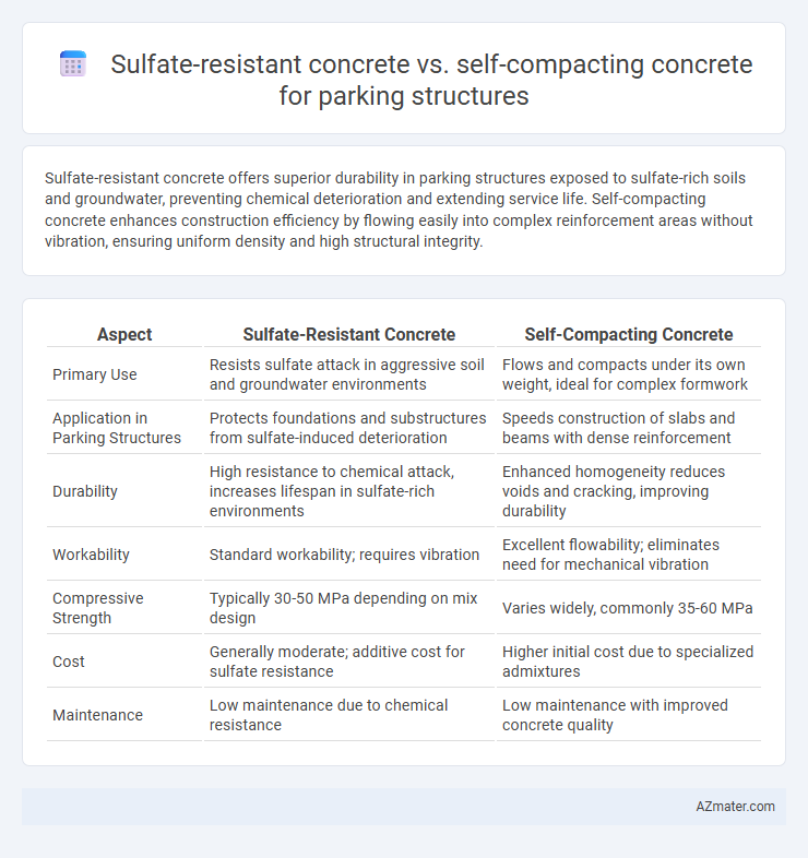 Sulfate-resistant concrete vs. self-compacting concrete for parking structures - What is The Difference?