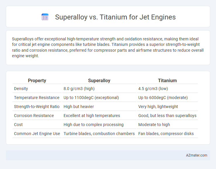Superalloy vs. Titanium for Jet Engines - What is The Difference?