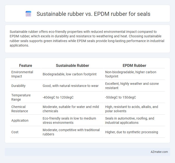 Sustainable rubber vs. EPDM rubber for seals - What is The Difference?