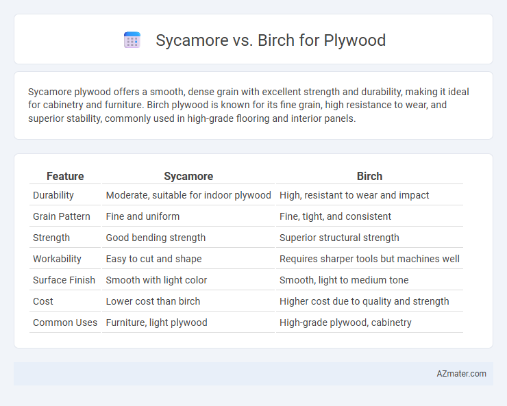 Sycamore vs. Birch for Plywood - What is The Difference?