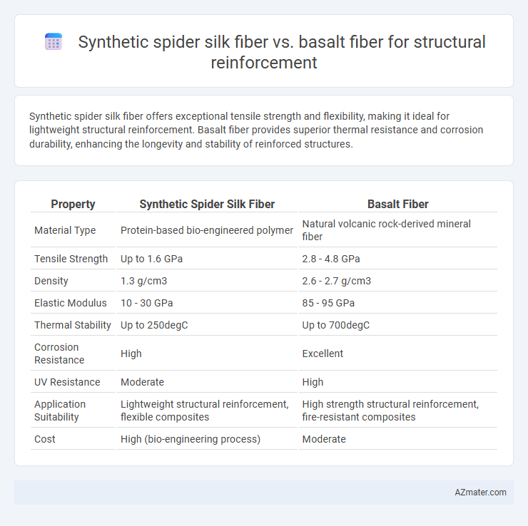 Synthetic spider silk fiber vs. basalt fiber for structural reinforcement - What is The Difference?