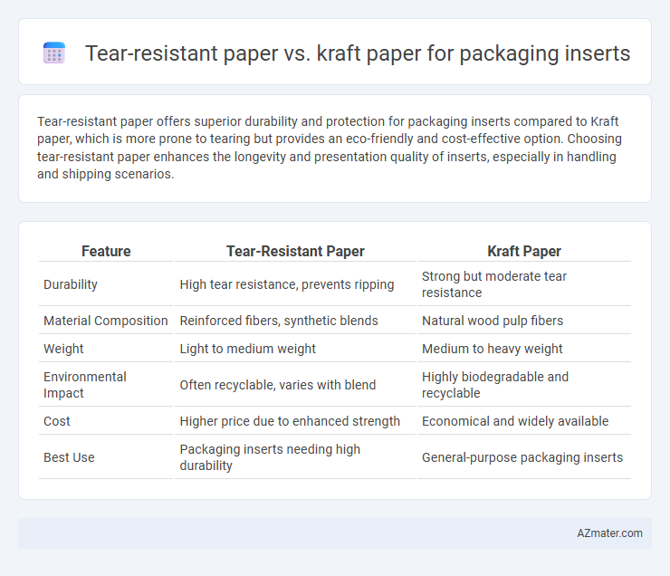 Tear-resistant paper vs. kraft paper for packaging inserts - What is The Difference?