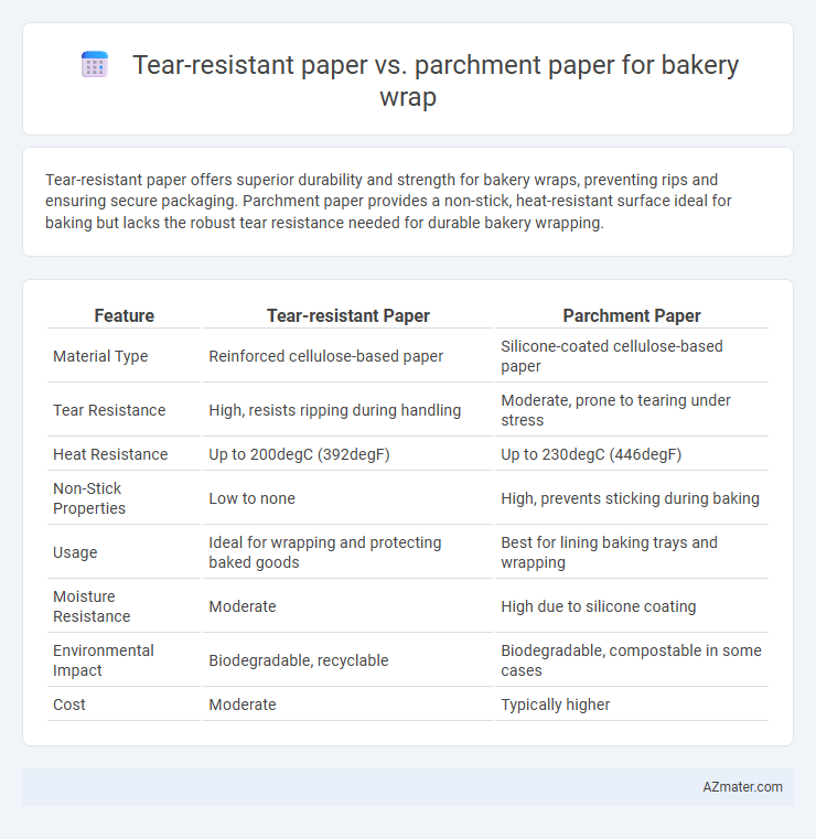 Tear-resistant paper vs. parchment paper for bakery wrap - What is The Difference?