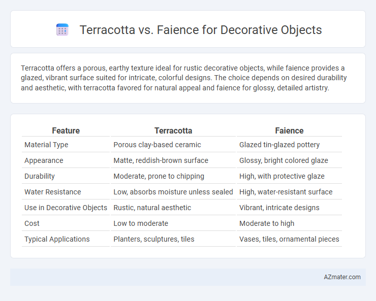 Terracotta vs. Faience for Decorative Objects - What is The Difference?