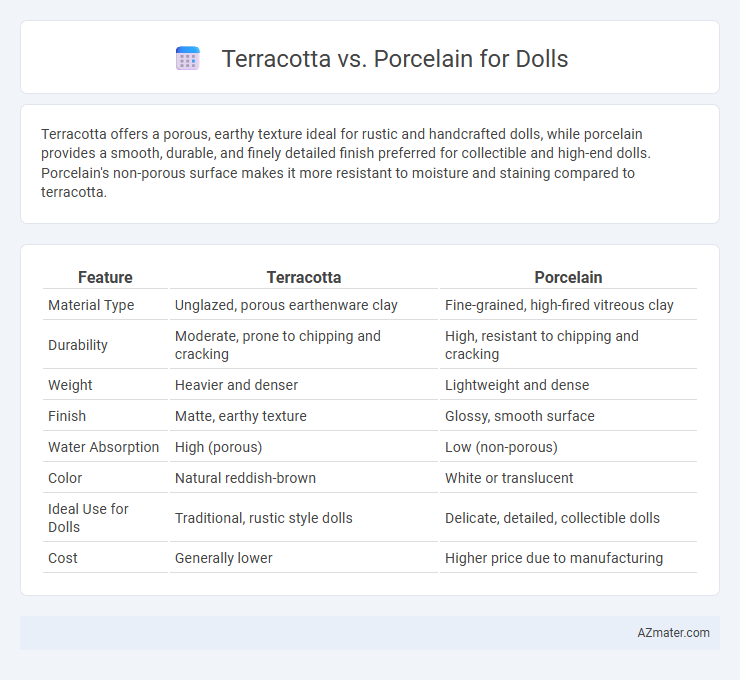 Terracotta vs. Porcelain for Dolls - What is The Difference?