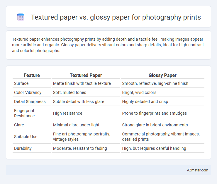 Textured paper vs. glossy paper for photography prints - What is The Difference?