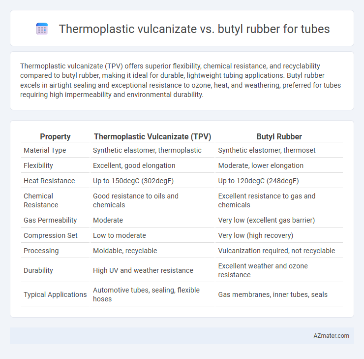 Thermoplastic vulcanizate vs. butyl rubber for tubes - What is The Difference?