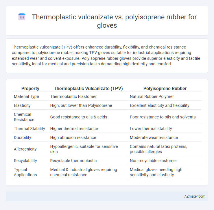 Thermoplastic vulcanizate vs. polyisoprene rubber for gloves - What is The Difference?